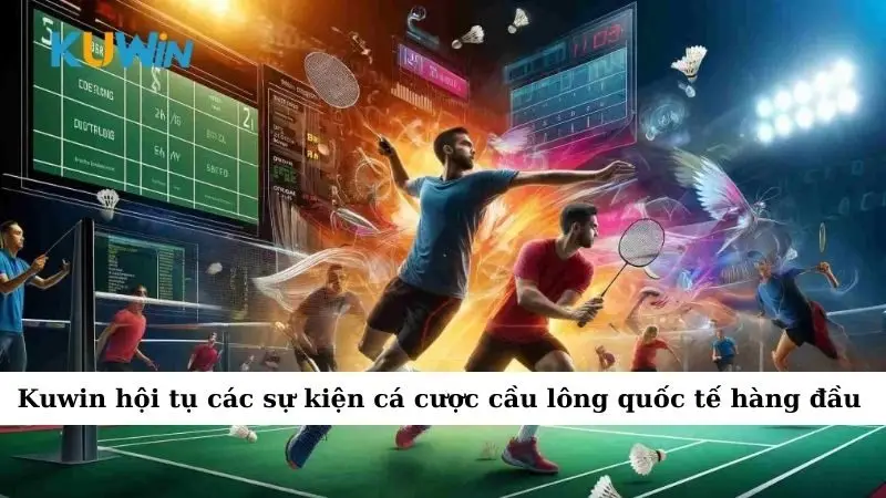 Kuwin hội tụ các sự kiện cá cược cầu lông quốc tế hàng đầu