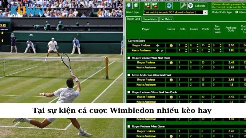 Sự Kiện Cá Cược Wimbledon Hấp Dẫn Tại Nhà Cái Số 1 - Kuwin 3 Tại sự kiện cá cược Wimbledon nhiều kèo hay